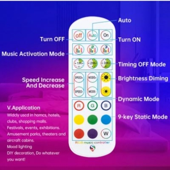 LED RGB Strip Light WiFi Smart Controller 5V 12V 24V APP 24 Tasten Fernbedienung Sprach Steuerung Alexa Echo